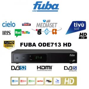 TivuSat Fuba ODE713 HD Decoder and Smartcard